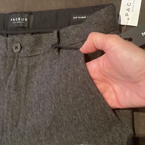 Women’s Pacsun Slim Tapered Wool Blend Pants Size 33 NWT - Picture 5 of 13
